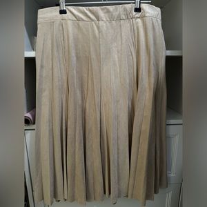 Suede Tan Orly Skirt